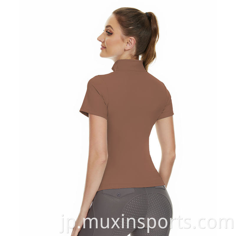 short sleeve horse riding tops